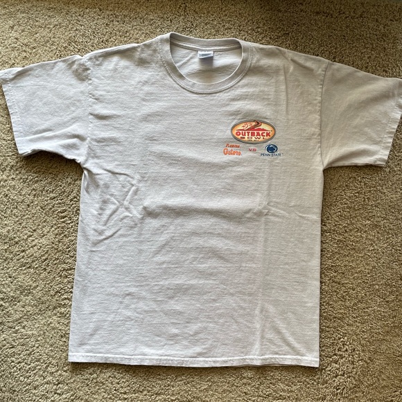 2011 Outback Bowl Shirt Florida vs Penn State with Guy Harvey Back Graphic - Picture 2 of 5